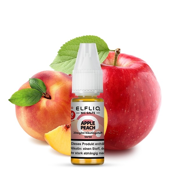 ELFBAR Apple Peach Nikotinsalzliquid (Apfel &amp; Pfirsich) - ElfLiq