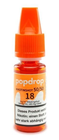 Popdrop Shots 50/50 Nikotin Shot 18mg/ml - 10ml